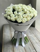 Букет 35 Белых роз в Журавской