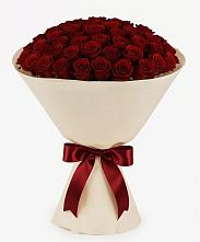Букет 101 Бордовая роза Блэк Бакарра в Журавской