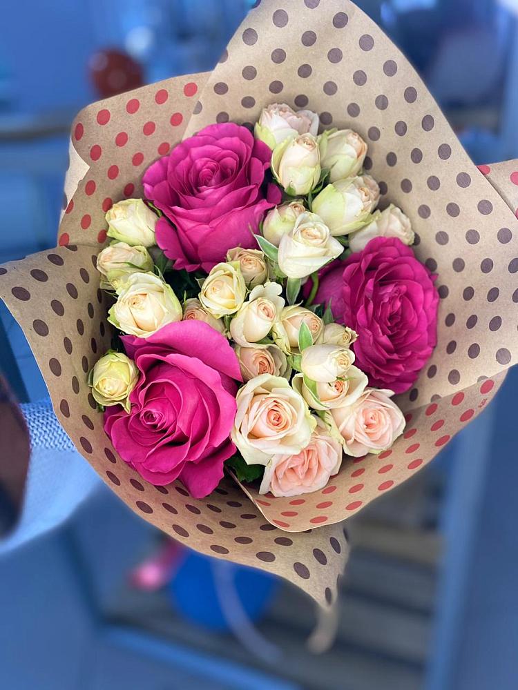 Букет цветов из: Розы в Журавской