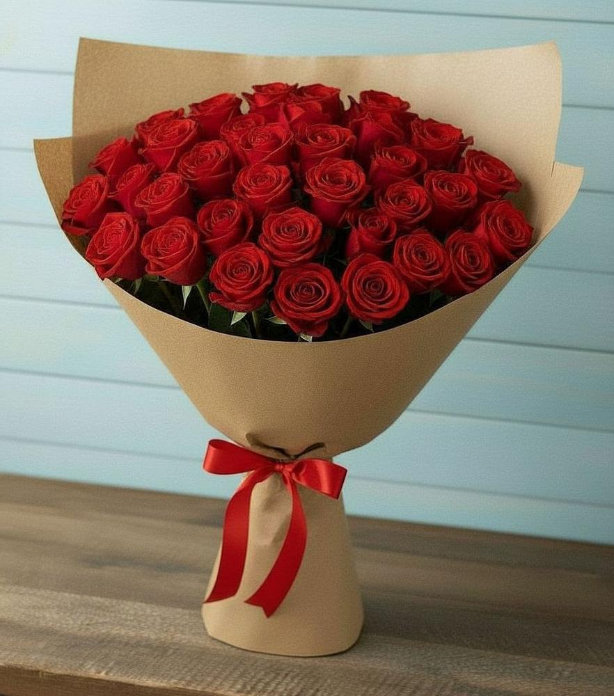 Букет Красные розы Милано в Журавской