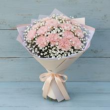 Букет цветов из:  Гвоздики в Журавской