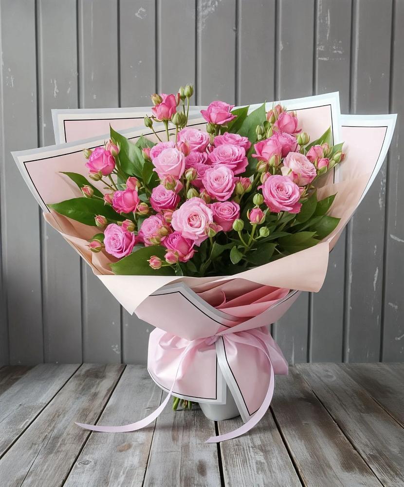 Букет Розовый кустик в Журавской
