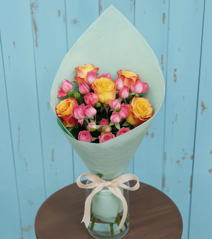 Букет цветов из: Розы в Журавской