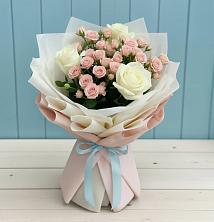 Букет цветов из:  Розы в Журавской