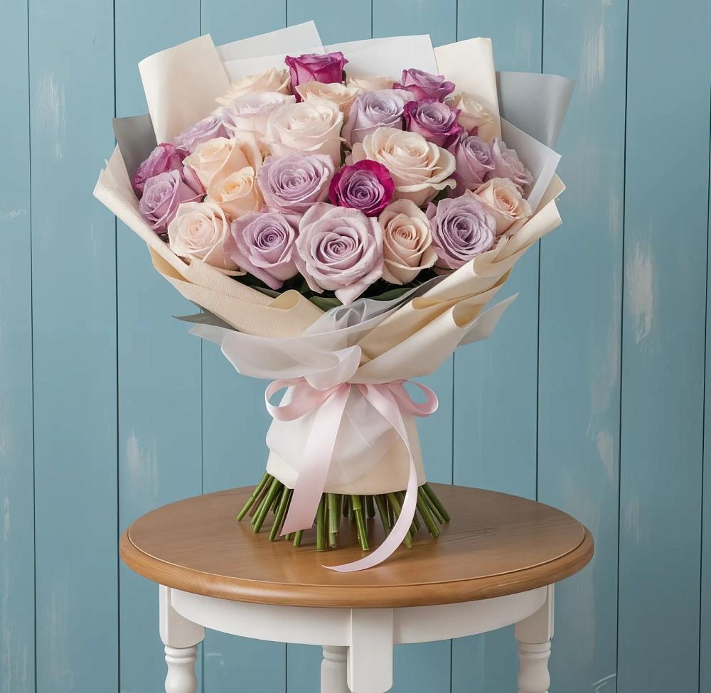 Букет цветов из: Розы в Журавской