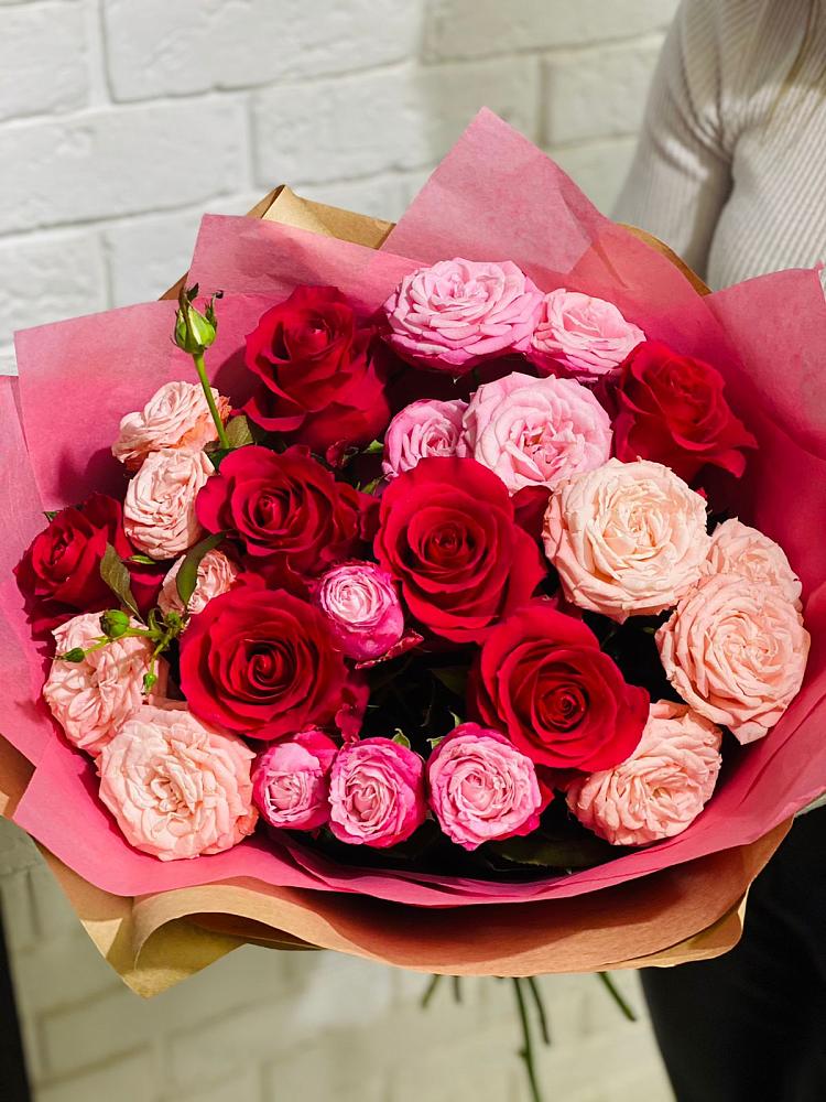 Букет цветов из: Розы в Журавской