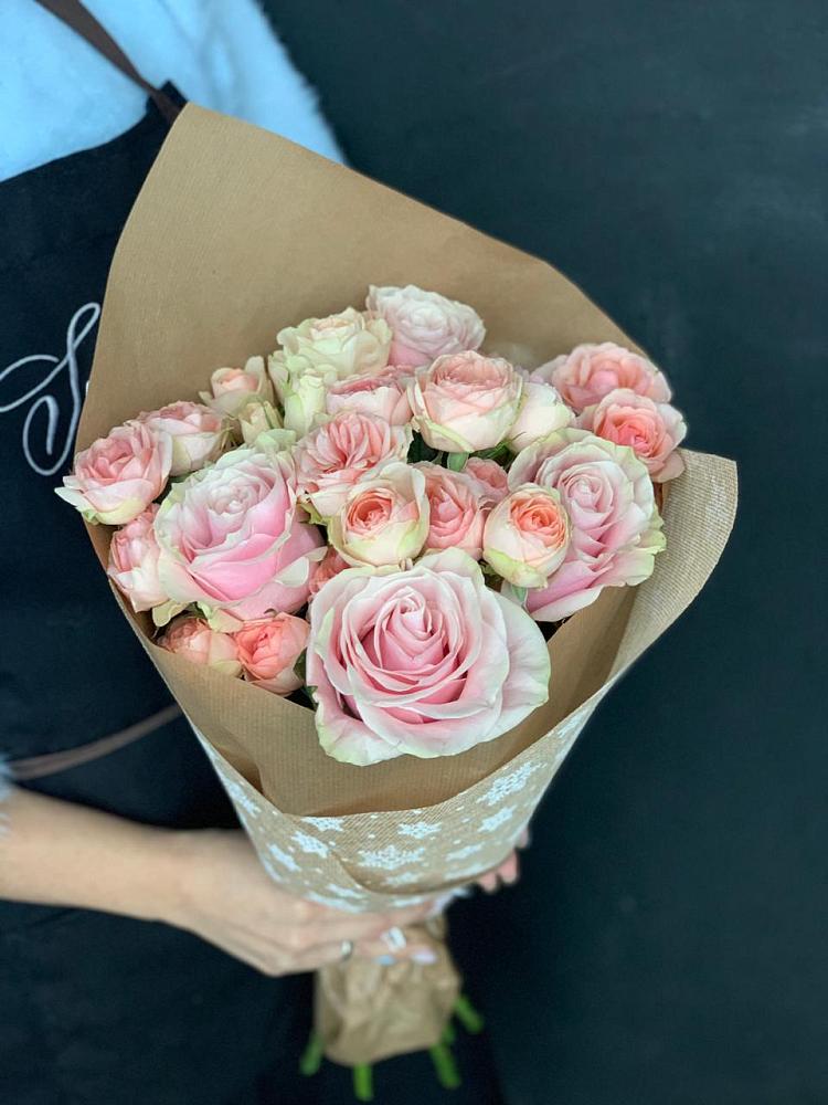 Букет цветов из: Хризантемы и Розы в Журавской