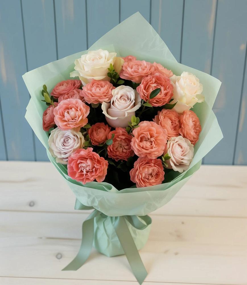 Букет цветов из: Розы в Журавской