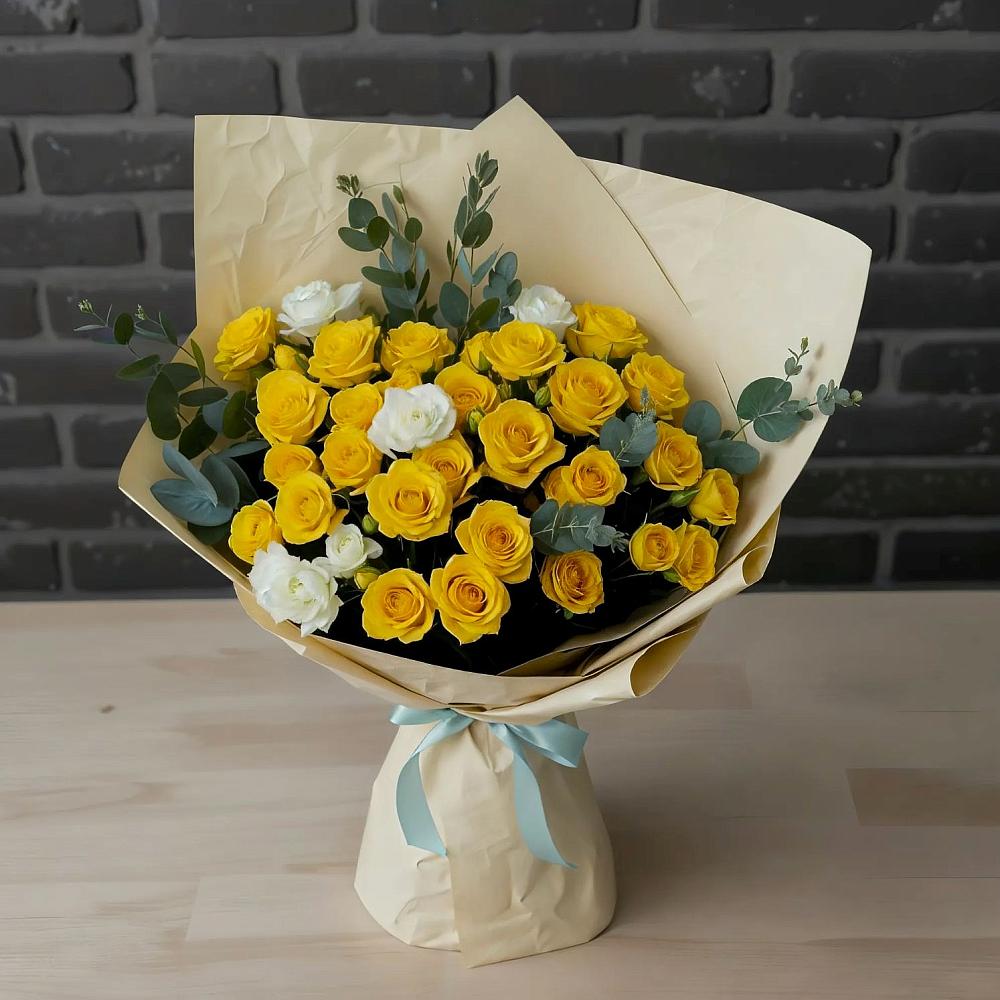 Букет цветов из: Розы в Журавской