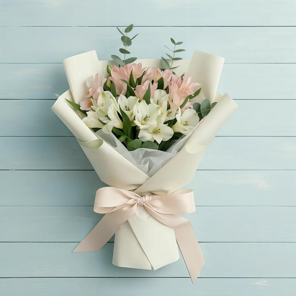 Букет цветов из: Альстромерии в Журавской