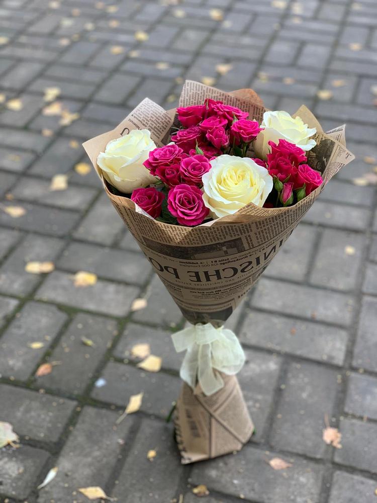 Букет цветов из: Розы в Журавской