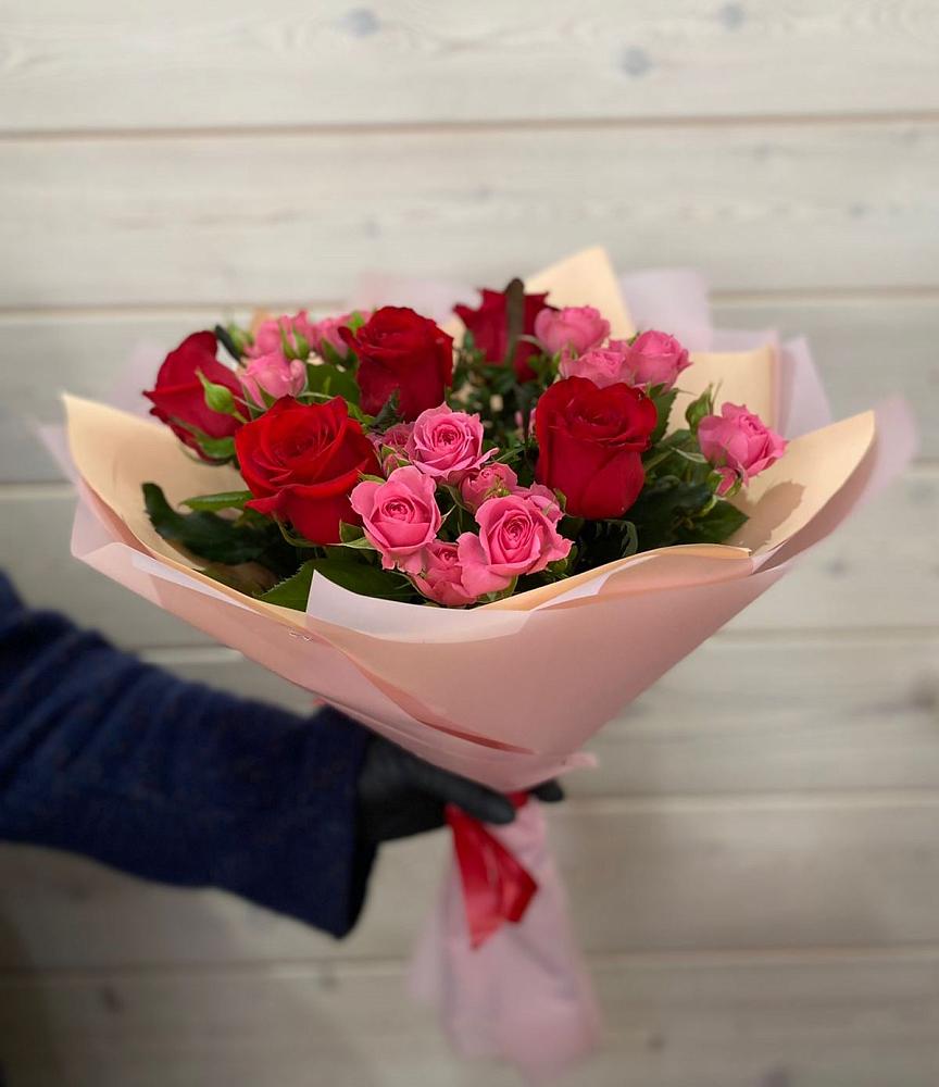 Букет цветов из: Розы в Журавской