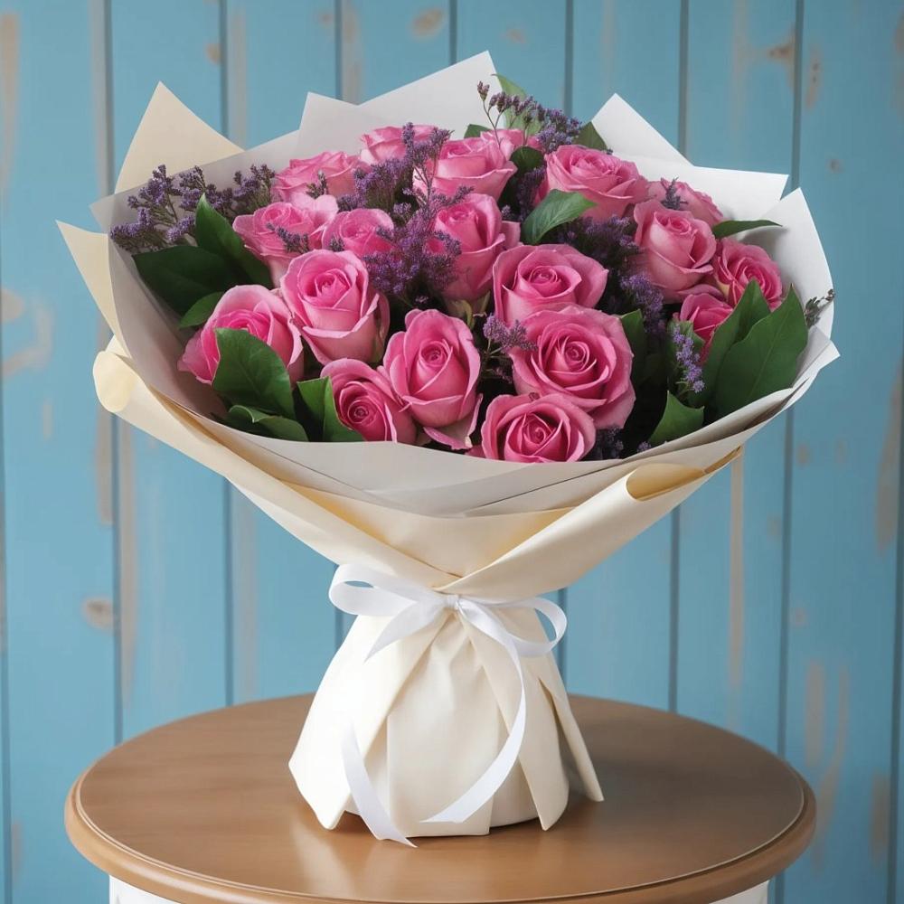 Букет цветов из: Розы в Журавской