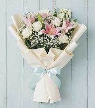 Букет цветов из:  Лилии #REPLACE_PRED# Журавской